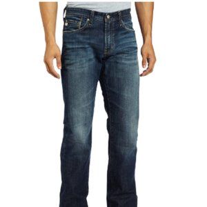 AG ADRIANO GOLDSCHMIED Men’s The Protege Straight Leg Distressed Jeans - Size 32